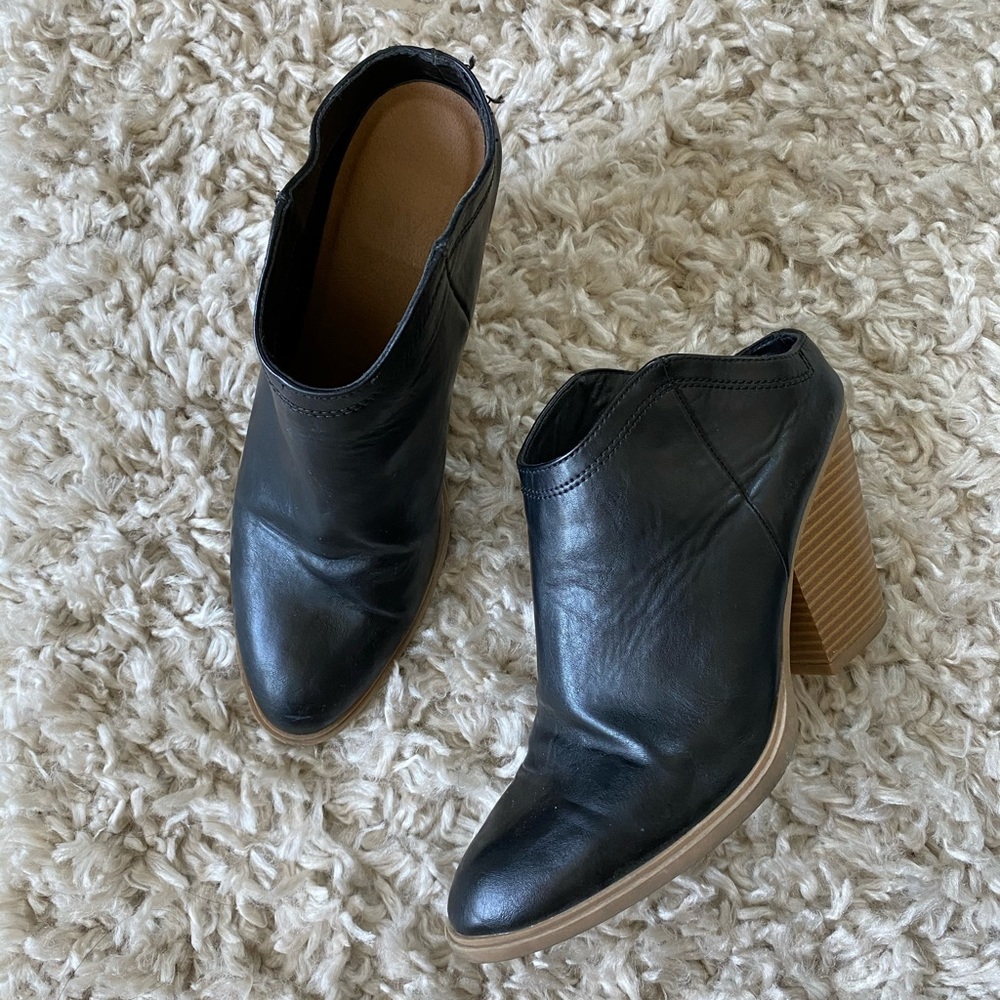 Dolce Vita Heeled Leather Mules